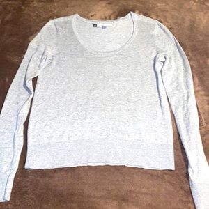 Jennifer Lopez Studded Slightly Cropped Sweater